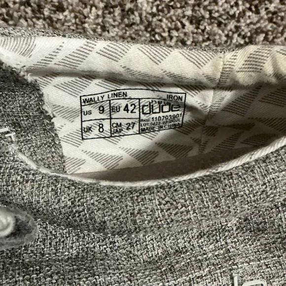 Hey Dude Wally Linen Men’s 9 - Picture 2 of 6